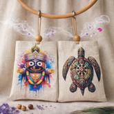 premium aroma sachet combo jasmine aquafresh jagannath turtle hanging air freshener for car home wardrobe long lasting fragrance