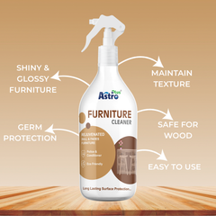 Astro Plus+ Furniture Cleaner Liquid 500ml (Removes Stains And Restores Shine 500ml)
