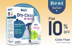 Best Seller Combo-Dry Clean At Home 10 Wipes & Color Fixer 500ml