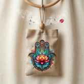 Eco Friendly Aroma Potpourri Odor Eliminator Bag with Evil Hand Print Design