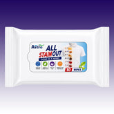 Astro Plus All Stain Out Instant Fabric Wipes 10 Pack | Removes Tea, Coffee, Curry, Juice, Ketchup & Wine Stains | Safe on Colored Clothes