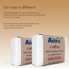 Handmade coffee soap bar with natural ingredients| exfoliating and nourishing for smooth skin