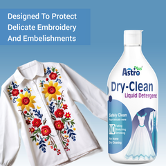 dry clean liquid detergent|silk saree wash, color protector for clothes| chiffon wash liquid| delicate fabric care, home dry clean combo| Astro Plus India| safe wash for woolen| color bleed solution| gentle detergent for silk, saree care solution| dry clean at home combo| soft wash for georgette| protect colors in wash