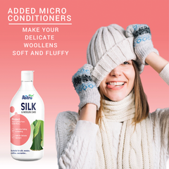 Astro Plus+ Silk & Wool Care Washing Liquid | Delicate Detergent for Silk Saree & Clothes Wash At Home(500ml)