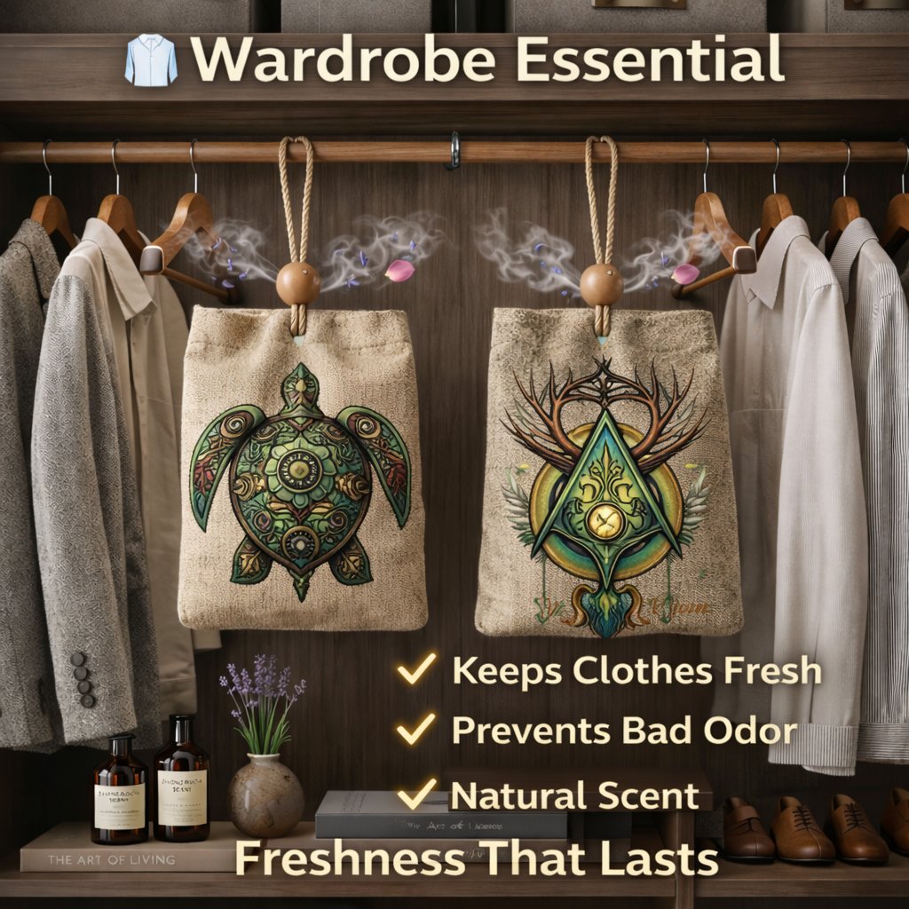 jasmine and aquafresh aroma sachet combo turtle spiritual hanging air freshener for car home wardrobe long lasting fragrance