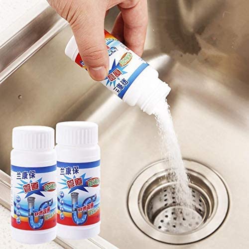 Astro Plus+ Powerful Sink & Drain Blockage Cleaner Powder & Clog, Automatic Toilet Blockage Cleaner, Drain Cleaner for Kitchen Toilet - astroshoppingmart