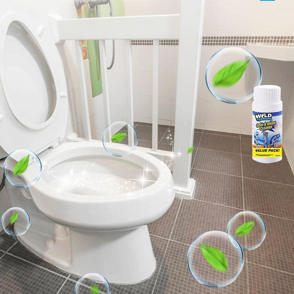 Astro Plus+ Powerful Sink & Drain Blockage Cleaner Powder & Clog, Automatic Toilet Blockage Cleaner, Drain Cleaner for Kitchen Toilet - astroshoppingmart