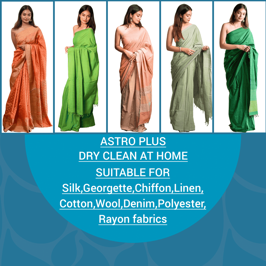 Dry Clean At Home | Liquid Wipes | Silk Saree Cleaning | Chiffon Fabric Care | Cotton Fabric Cleaner | Georgette Cleaning Wipes | Linen Care Solution | Woolen Fabric Cleaner | No Harsh Chemicals | Germ Protection | Fabric Delicateness | Refreshing Scent | Advanced Cleaning Expert