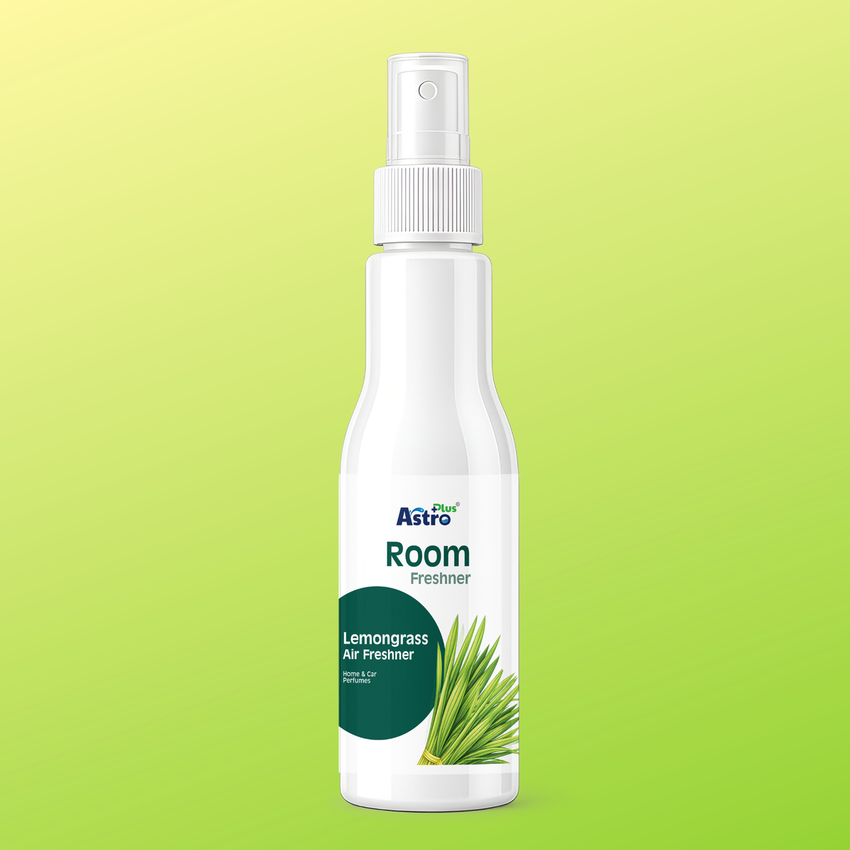 Astro Plus Lemongrass Room Freshener Spray 200ml | Lemongrass Air Freshener | Long Lasting Room Spray | Home Air Freshener | Car Air Freshener | Bathroom Freshener | Kitchen Odour Remover | Office Room Spray | Premium Air Freshener | Fresh Fragrance Spray