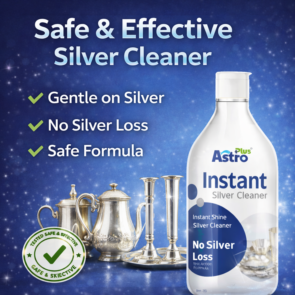 silver cleaner liquid| instant silver cleaner| silver tarnish remover, silver utensils cleaner| pooja silver cleaner| silver polish liquid india| Astro Plus silver cleaner
