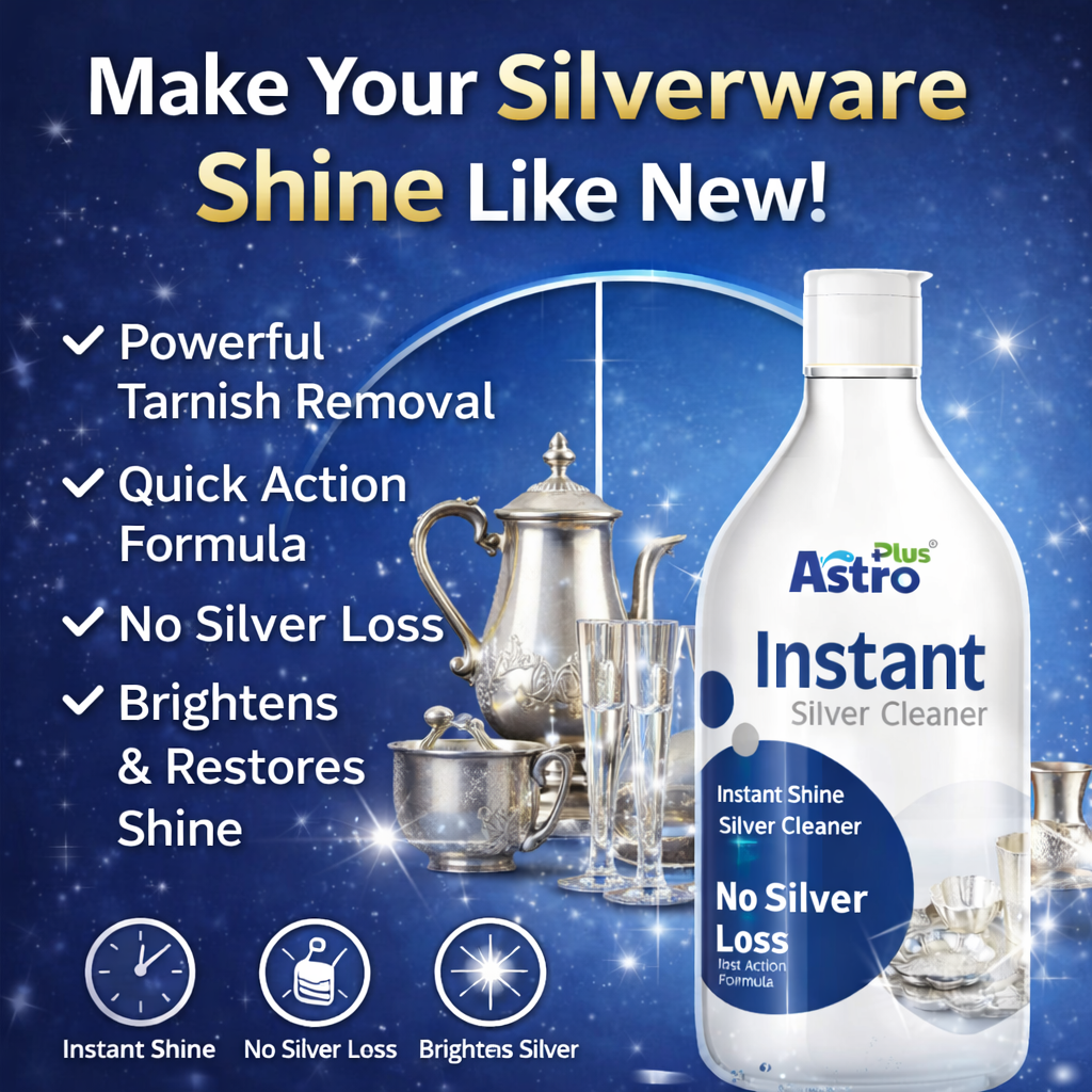 silver cleaner liquid| instant silver cleaner| silver tarnish remover, silver utensils cleaner| pooja silver cleaner| silver polish liquid india| Astro Plus silver cleaner