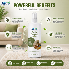 Astro Plus Sofa and Carpet Cleaner Spray 200ml Upholstery and Fabric Cleaning Solution