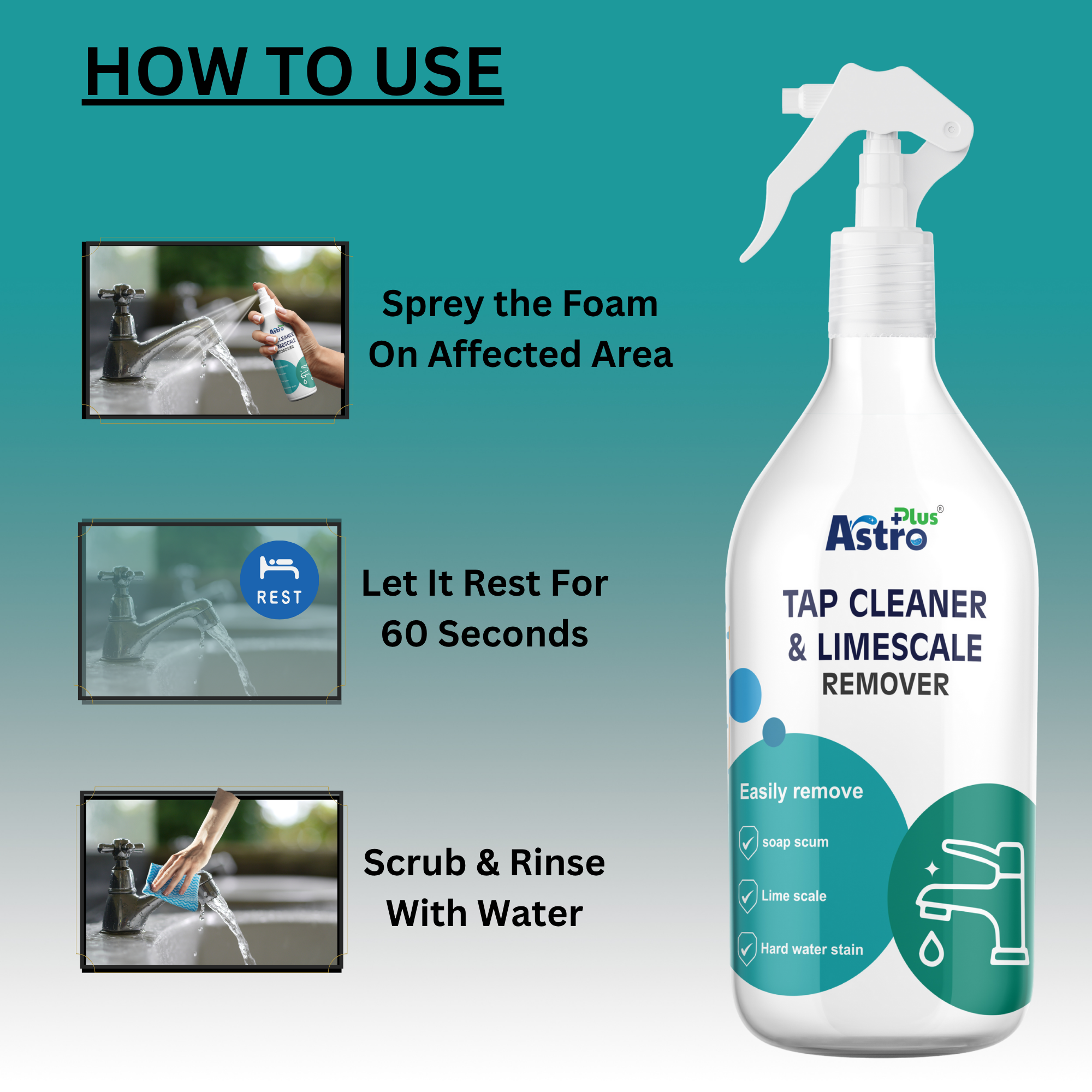 tap cleaner | tap stain remover | lime scale remover | limescale cleaner | faucet cleaner | hard water stain remover | bathroom tap cleaner | tap descaler | calcium deposit remover | kitchen tap cleaner | shower tap cleaner | chrome tap cleaner | rust remover for tap | mineral deposit remover | water scale cleaner | tap shine cleaner | tap cleaning liquid | bathroom cleaner | faucet shine liquid | tap polish liquid | Astro Plus tap cleaner | lime scale remover for taps | hard water stain remover for faucet 