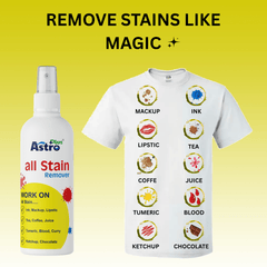 Astro Plus All Stain Remover – Powerful, Color-Safe & Eco-Friendly Fabric Cleaner(100 ML)