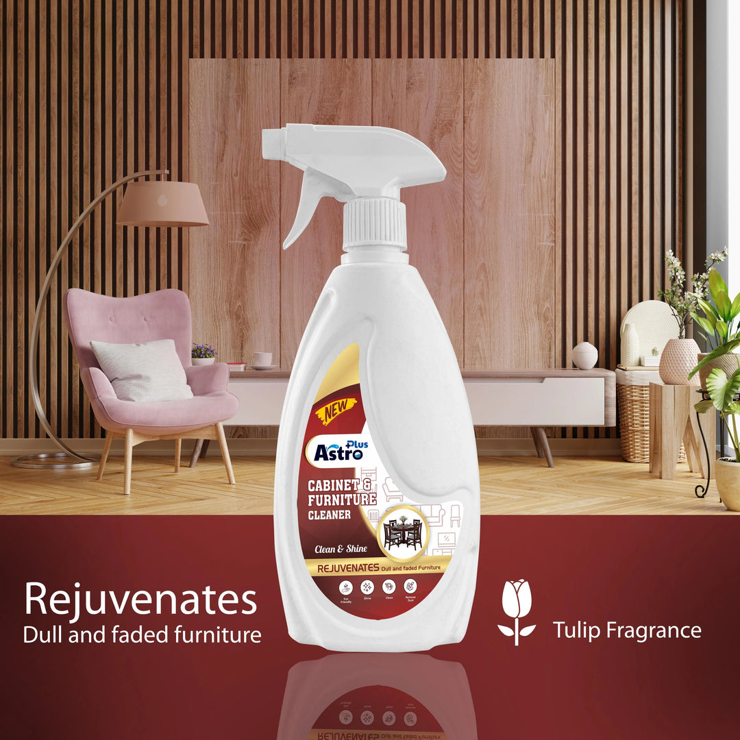 Astro Plus+ Furniture Cleaner Liquid 500ml (Removes Stains And Restores Shine 500ml)