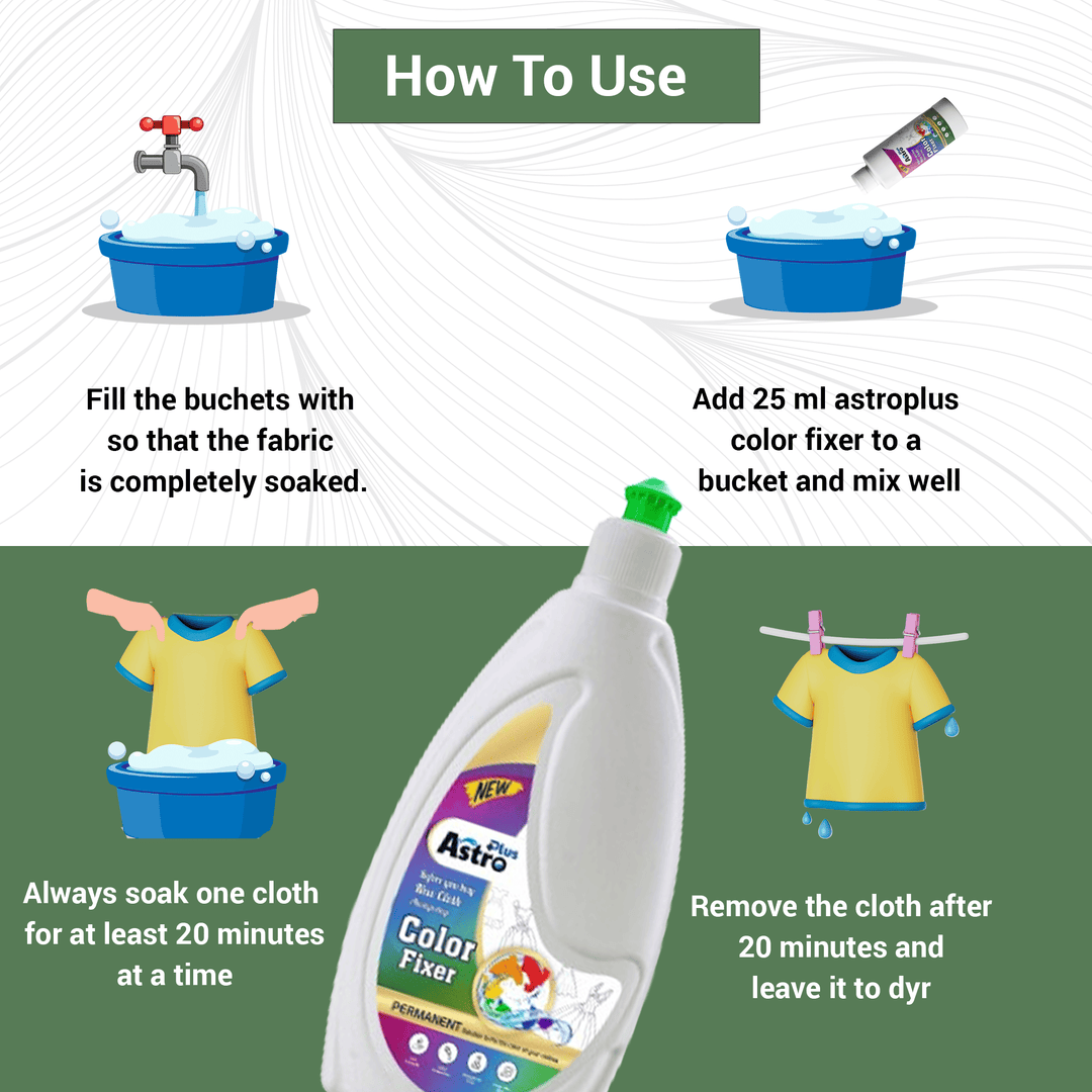 how to stop clothes from bleeding color| |best colour fixer for clothes| |how to stop colour bleeding from clothes| |fabric bleeding prevention|Astro Plus Fabric Color Fixer 