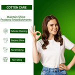 Load image into Gallery viewer, cotton care laundry | natural clothes detergent | care for cotton fabric | cotton T-shirt care | cotton saree washing liquid | best detergent for cotton clothes | best liquid detergent for cotton clothes | cotton dry cleaning services
