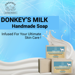 Load image into Gallery viewer, Donkey Milk Homemade Handcrafted Soap Bar - Nourishing &amp; Hydrating with Natural Ingredients, Gentle for Sensitive Skin - astroshoppingmart
