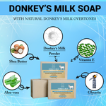 Load image into Gallery viewer, Donkey Milk Homemade Handcrafted Soap Bar - Nourishing &amp; Hydrating with Natural Ingredients, Gentle for Sensitive Skin - astroshoppingmart
