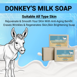 Load image into Gallery viewer, Donkey Milk Homemade Handcrafted Soap Bar - Nourishing &amp; Hydrating with Natural Ingredients, Gentle for Sensitive Skin - astroshoppingmart
