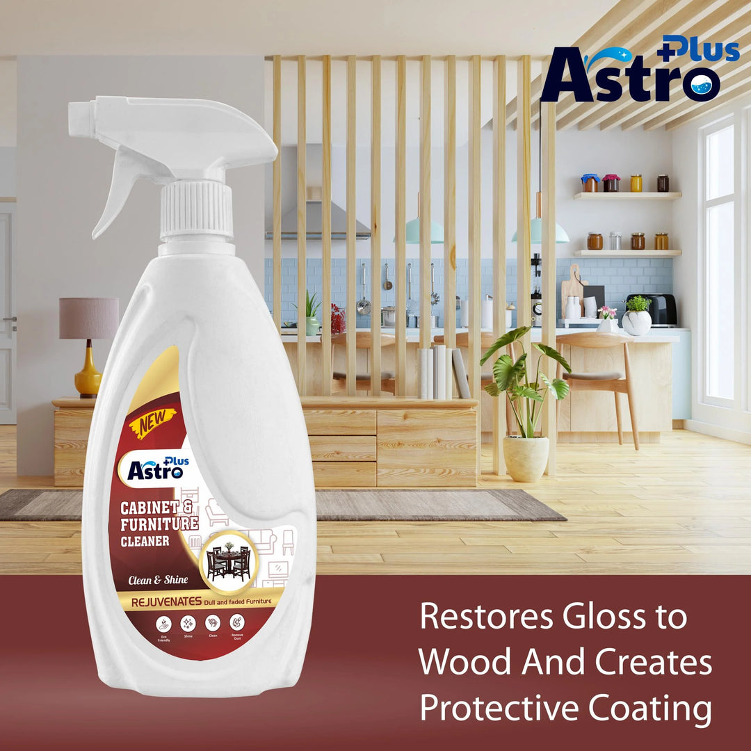 Astro Plus+ Furniture Cleaner Liquid 500ml (Removes Stains And Restores Shine 500ml)