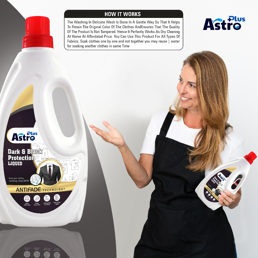 Astro Plus Dark & Black Protection Liquid Antifade Technology Classic Liquid Detergent Classic Liquid Detergent - astroshoppingmart