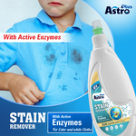 Load image into Gallery viewer, Astro Plus Stain Remover Liquid With Active Enzymes Stain Remover 500ml - astroshoppingmart
