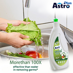 Load image into Gallery viewer, ASTRO PLUS Veggie Wash Clean Fruits &amp; Vegetables Natural Action, Removes Pesticides Germs Safe to use on Veggies and Fruits Washing Liquid (500 ml) - astroshoppingmart
