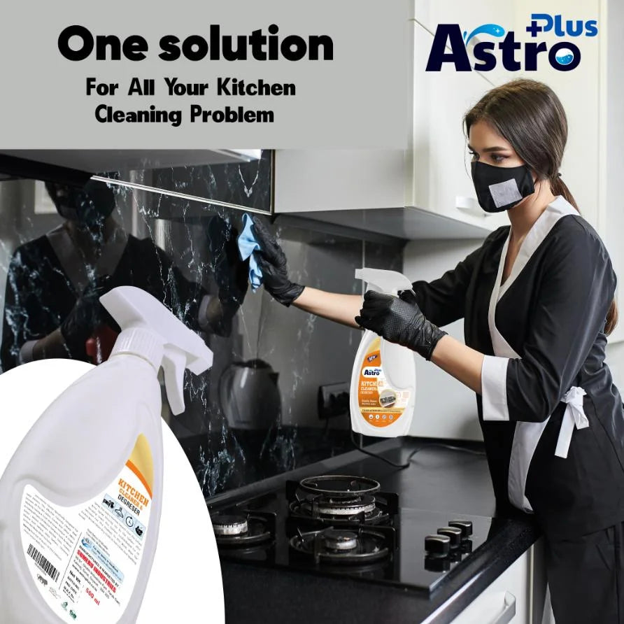 Astro Plus Kitchen Cleaner Remove Tough Grease|Cleans Stove ,Sink AND Chimney Etc.(500 ML). 