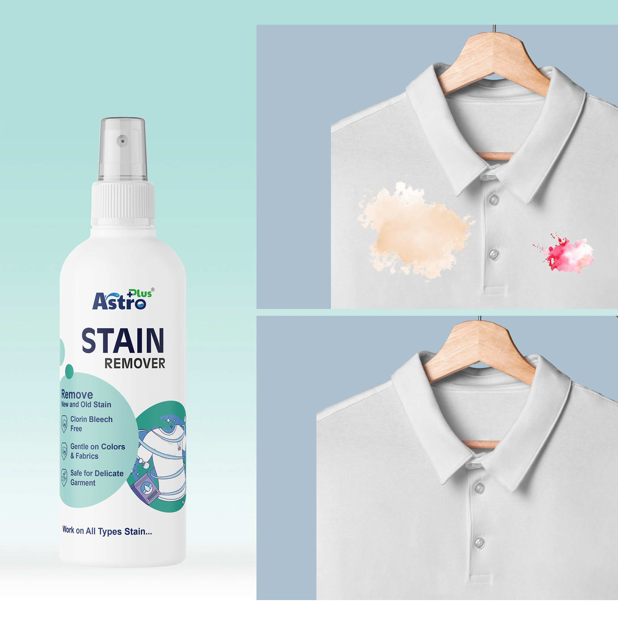 stain remover| fabric stain remover, clothes stain remover| laundry stain remover| stain cleaner liquid| tough stain remover| fabric cleaner| clothes cleaner| stain removal solution| laundry care product| household stain remover| multipurpose stain remover| stain remover liquid| fabric wash stain remover| astro plus stain remover