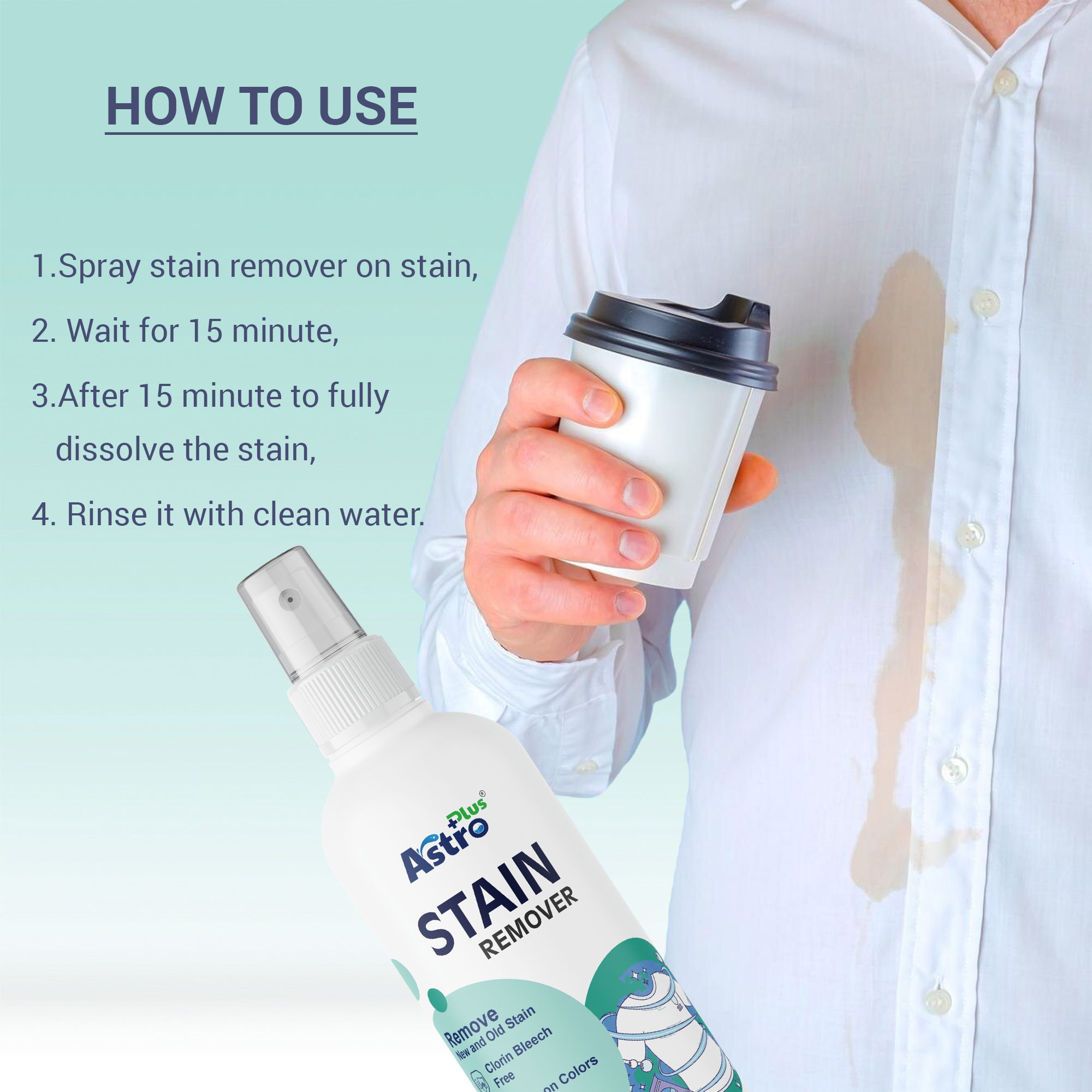 stain remover| fabric stain remover, clothes stain remover| laundry stain remover| stain cleaner liquid| tough stain remover| fabric cleaner| clothes cleaner| stain removal solution| laundry care product| household stain remover| multipurpose stain remover| stain remover liquid| fabric wash stain remover| astro plus stain remover